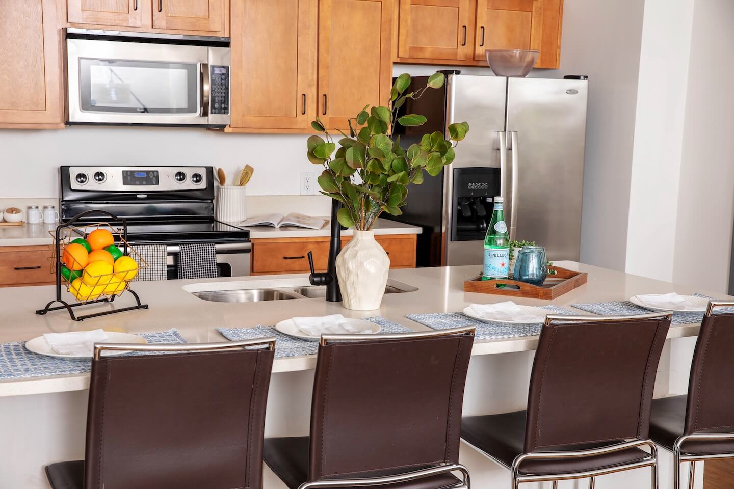 kitchen in gainesville student apartments